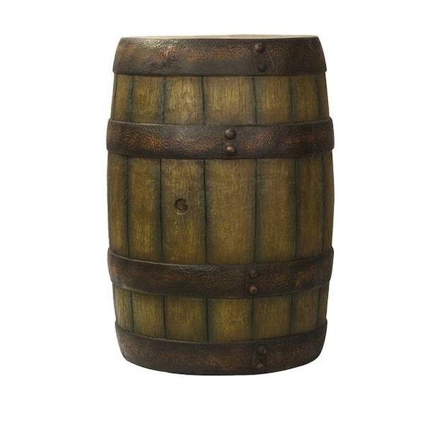 Winterland Winterland WL-WHBRL-24 24 in. Whiskey Barrel Planter - Natural WL-WHBRL-24 - main
